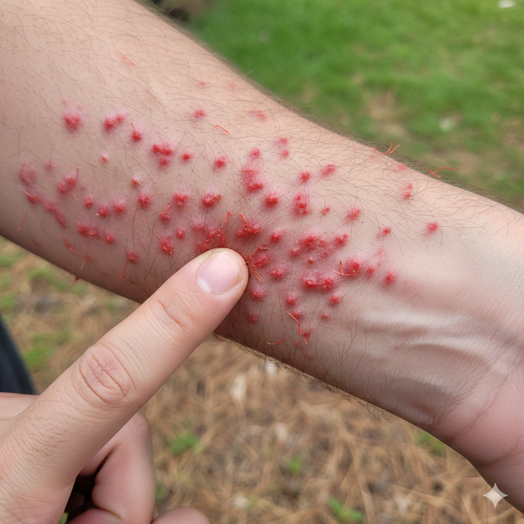 Problèmes causés par les chenilles processionnaires