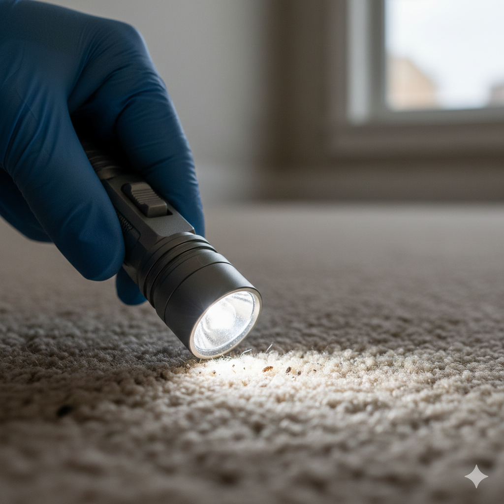 Signes d'infestation de puces